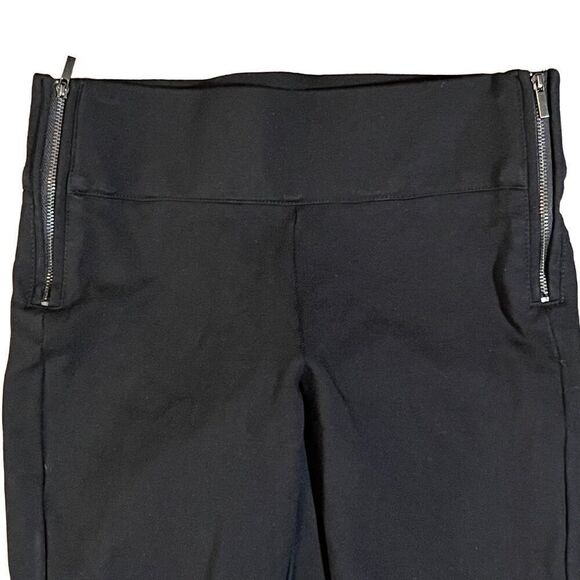 Zara Trafaluc Collection Women's Mid-Rise Side Zip Ankle Pants Black Size Medium - Picture 2 of 7